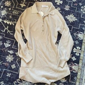 NWT Sweater Romper (Flaw)